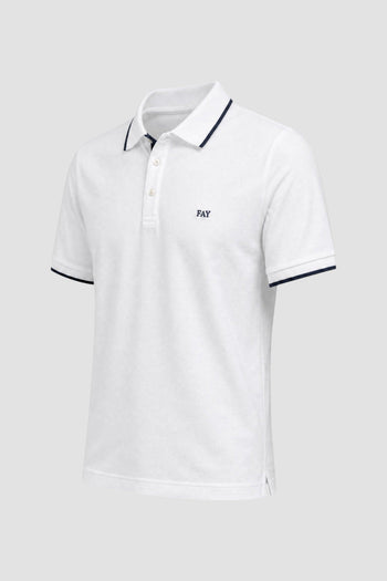 Polo Slim Fit in Piquet Stretch - 2