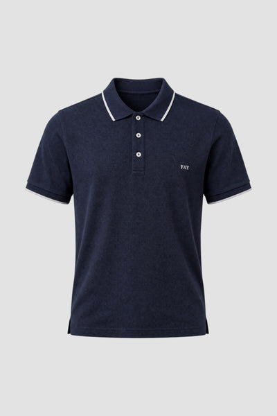 Polo Slim Fit in Piquet Stretch