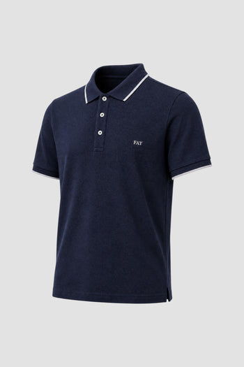 Polo Slim Fit in Piquet Stretch - 2