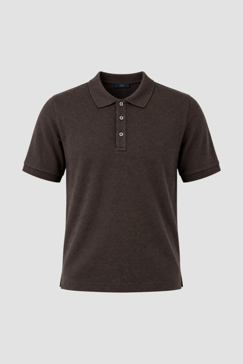 Polo Slim Fit in Piquet Stretch