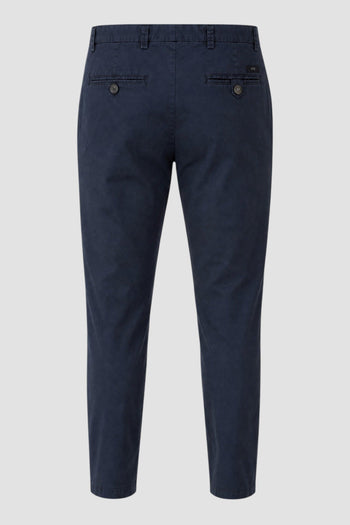 Pantaloni Regular Fit in Cotone Spigato - 3