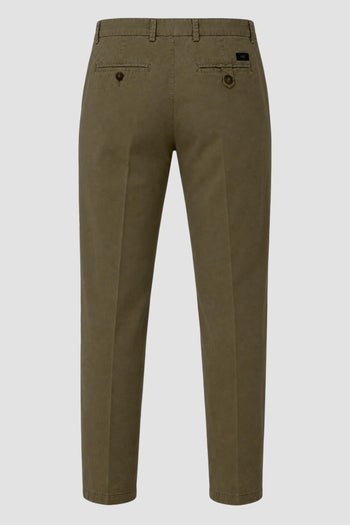 Pantaloni Regular Fit in Cotone Spigato - 3