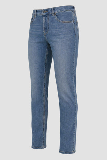 Jeans 5 Tasche in Denim Stretch - 2