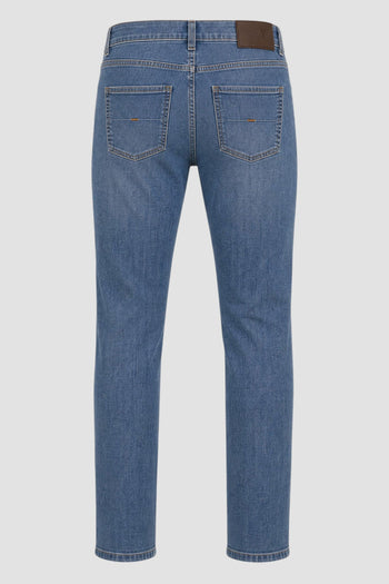 Jeans 5 Tasche in Denim Stretch - 3