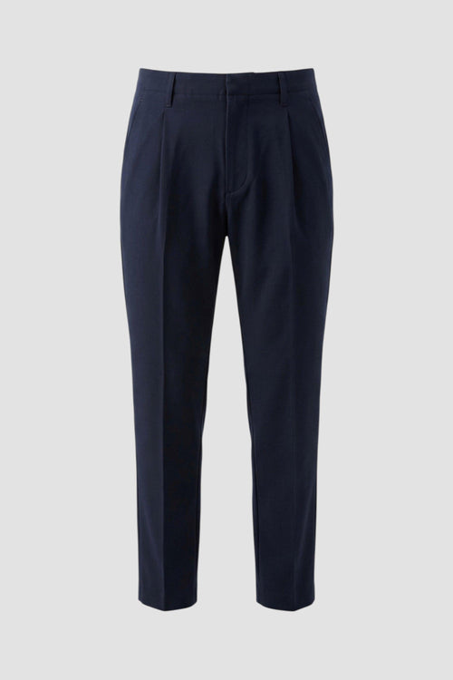Pantalone Ben carrot in cotone tinto filo