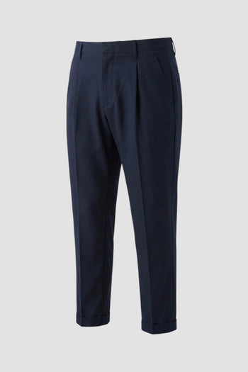 Pantalone Ben carrot in cotone tinto filo - 2