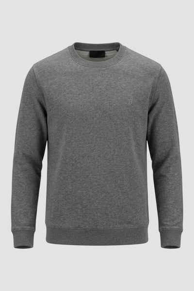 Felpa girocollo regular in cotone