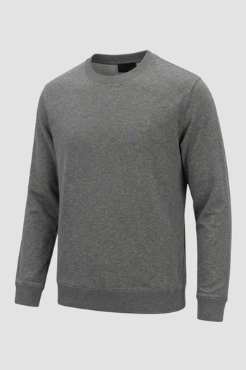 Felpa girocollo regular in cotone - 2