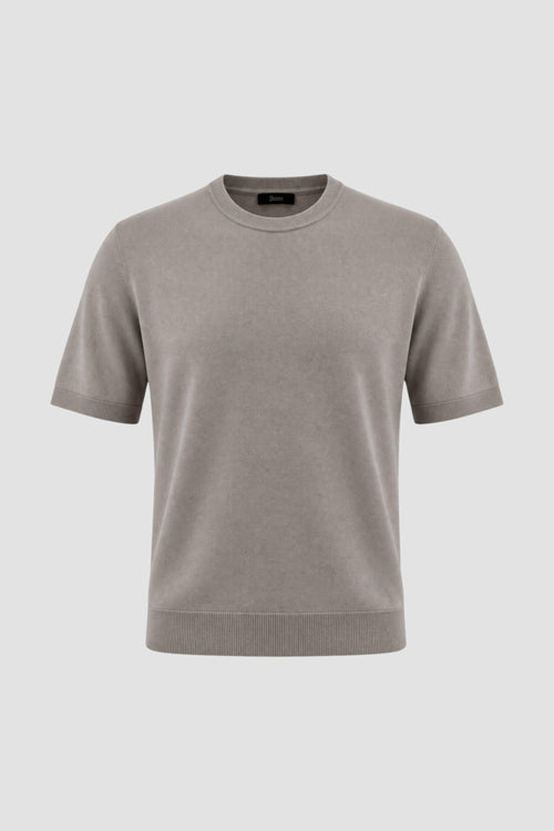 T-shirt in jersey knit effect