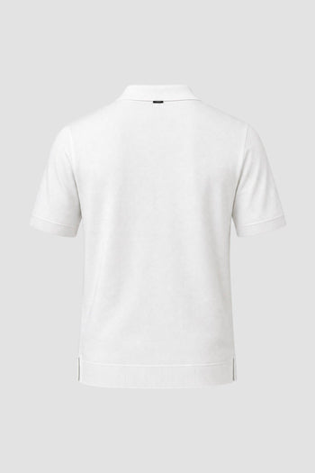 Polo in jersey knit effect - 3