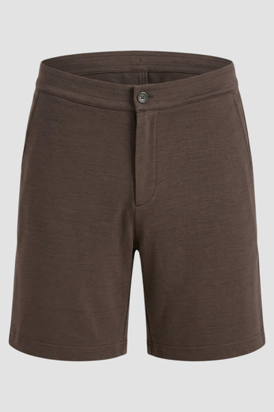 Shorts in jersey knit effect