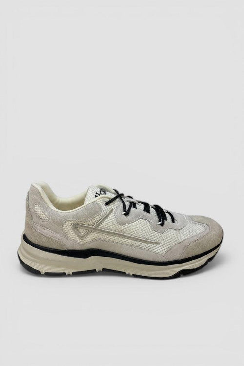 Sneaker in suede e mesh