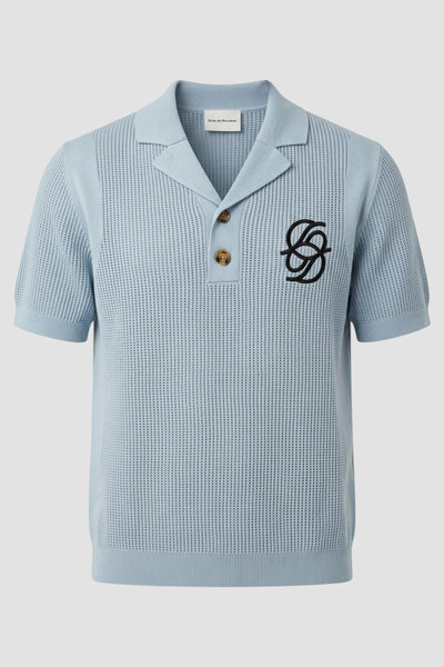 Polo in maglia con monogramma