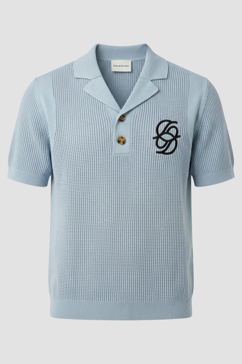 Polo in maglia con monogramma