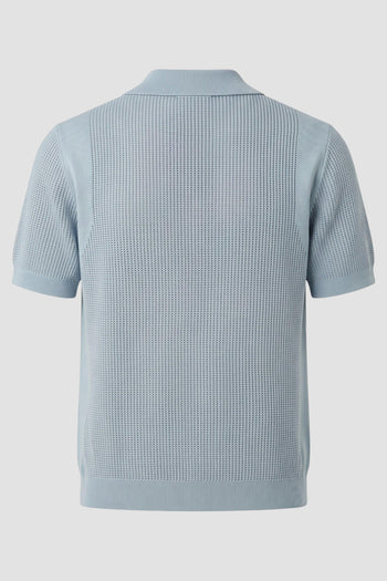 Polo in maglia con monogramma - 3
