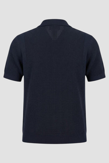 Polo in maglia con monogramma - 3