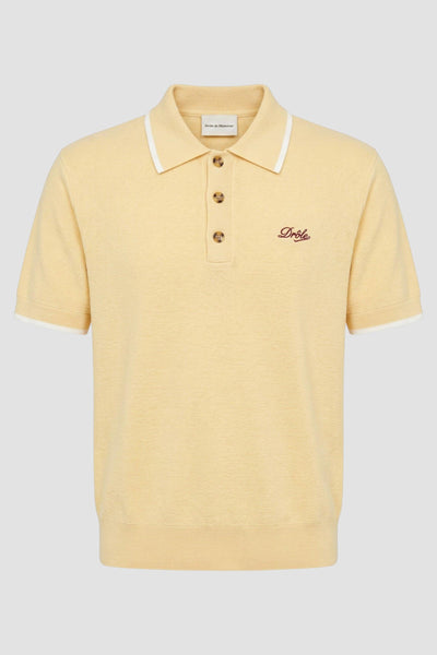 Polo lavorata a maglia