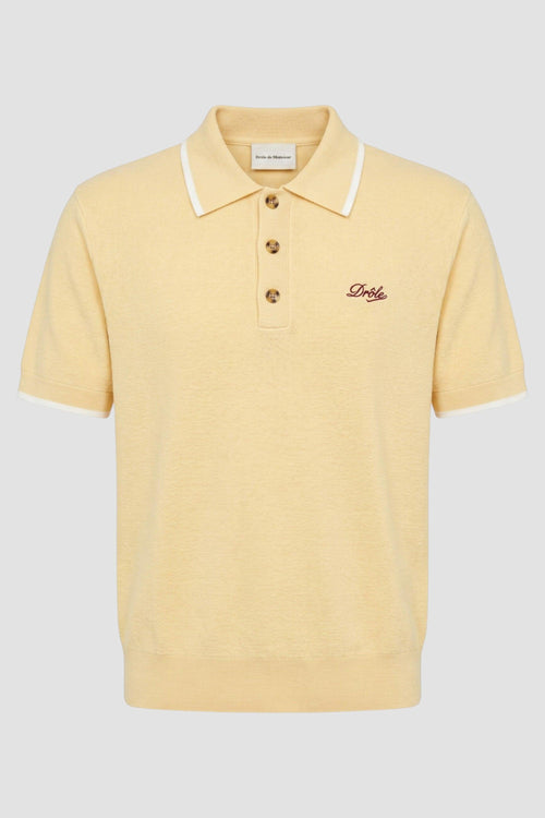 Polo lavorata a maglia