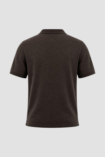 Polo Mackinack in piqué di cotone elasticizzato tinta in capo - 3