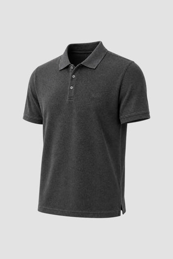 Polo Mackinack in piqué di cotone elasticizzato tinta in capo - 2