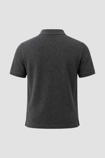 Polo Mackinack in piqué di cotone elasticizzato tinta in capo - 3