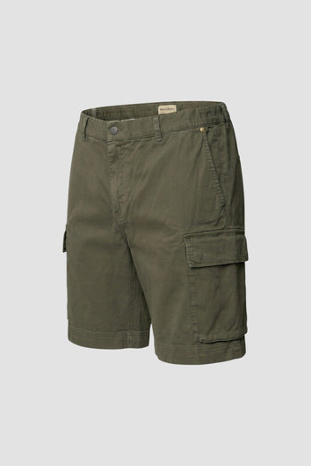 Bermuda cargo in twill di cotone tinti in capo - 2