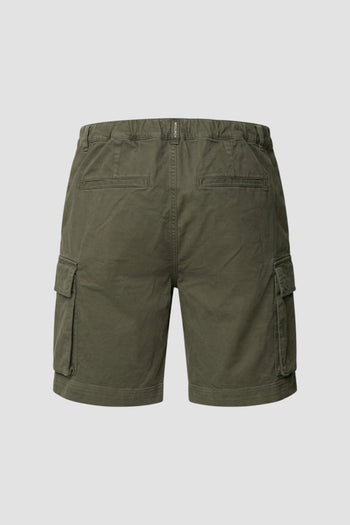 Bermuda cargo in twill di cotone tinti in capo - 3