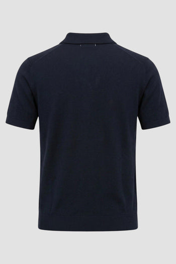 Maglia a polo in seta e cotone - 3