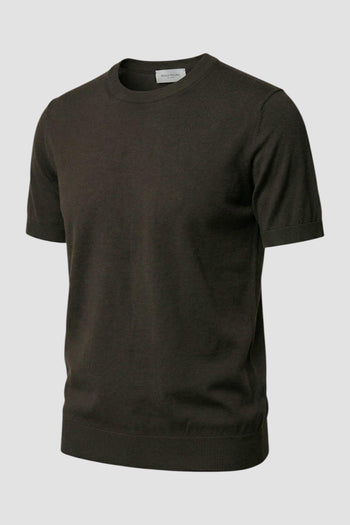 Maglia girocollo in seta e cotone - 2