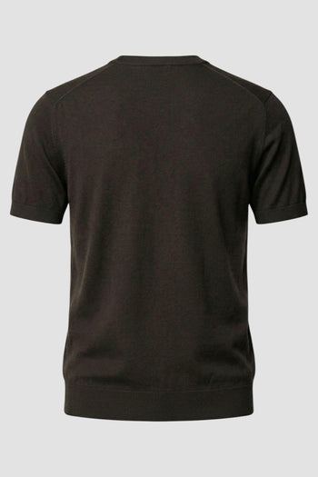 Maglia girocollo in seta e cotone - 3