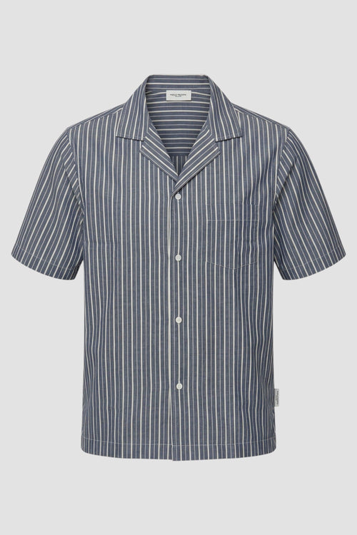 Camicia Boxy Fit in cotone a righe