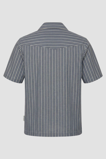 Camicia Boxy Fit in cotone a righe - 3