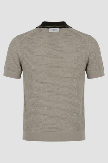 Camicia in maglia a punto diagonale - 3
