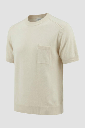 Maglia girocollo in seta bouclé - 2
