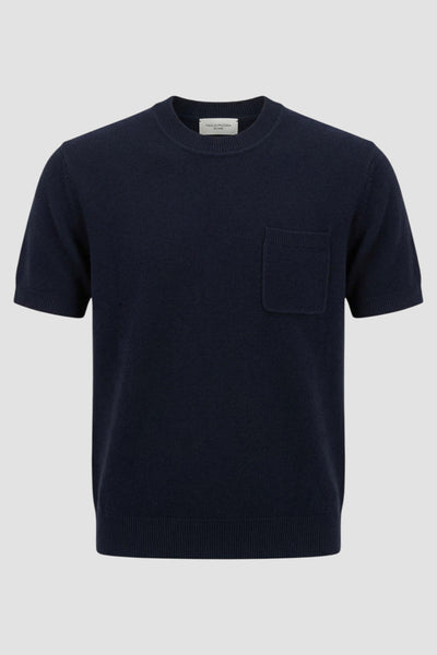Maglia girocollo in seta bouclé