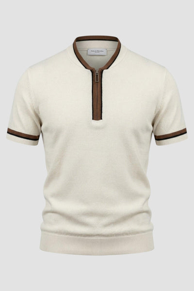 Maglia girocollo in seta