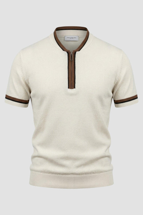 Maglia girocollo in seta