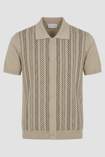 Camicia in cotone con ricamo