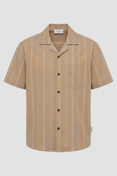 Camicia Boxy Fit in cotone a righe