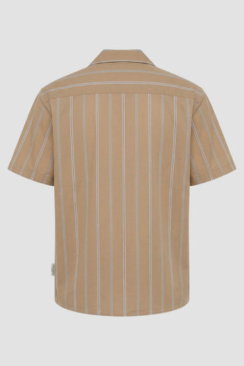 Camicia Boxy Fit in cotone a righe - 3
