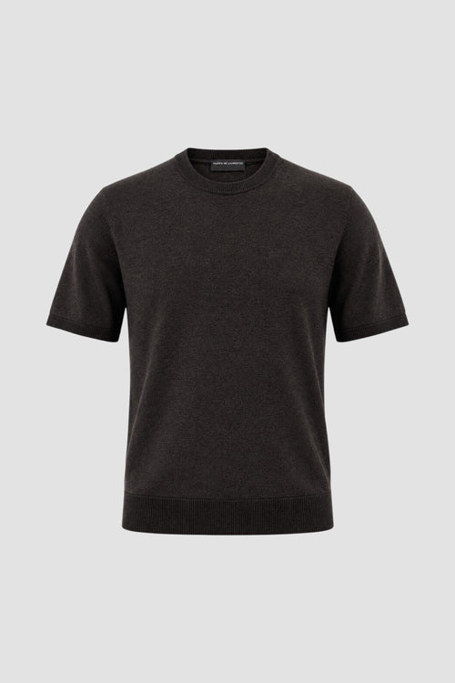 Maglia in lino e cotone
