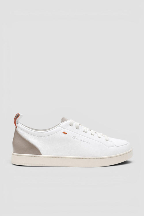 Sneaker Off-duty in pelle