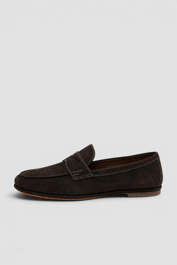 Mocassino penny Carlo Driver in suede - 3