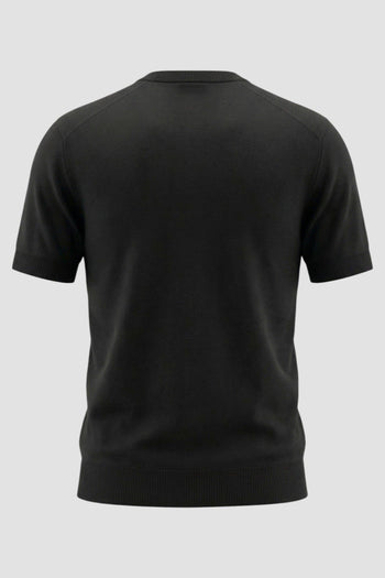 Maglia girocollo in seta e cotone - 3