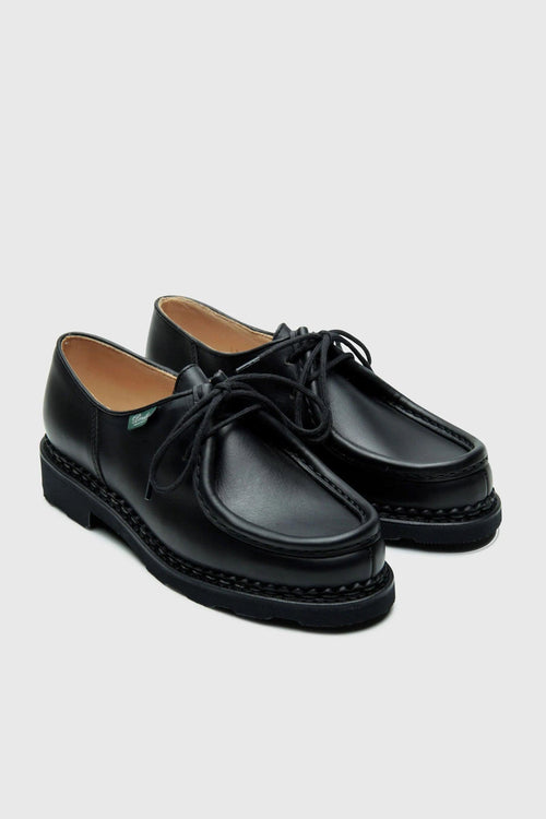 Scarpa Derby Michael Lisse Noir Nero Uomo - 2