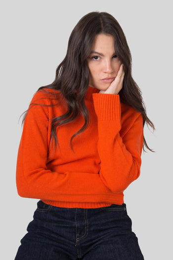 Maglia Rebecca Arancio Donna - 6