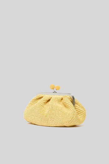 Max Mara Pasticcino Bag Small Effetto Rafia Giallo Donna - 4