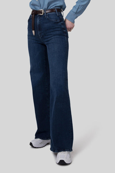 Jeans The Hustler Roller Sneak Blu Medio Donna