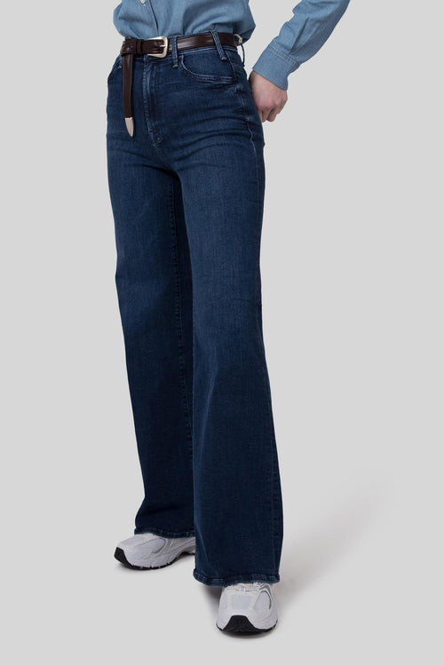 Jeans The Hustler Roller Sneak Blu Medio Donna