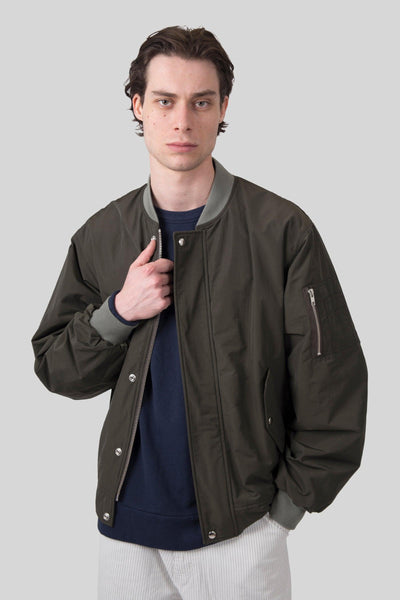 Bomber Detroit Verde Militare Uomo